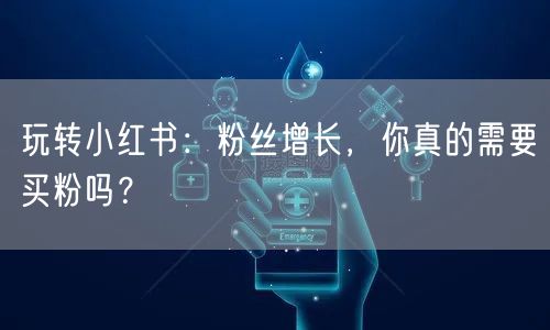 玩转小红书：粉丝增长，你真的需要买粉吗？