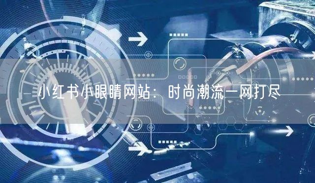 小红书小眼睛网站：时尚潮流一网打尽